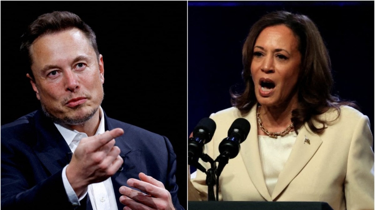 Kamala Harris’s tweet against Trump gets Community Note, Elon Musk mocks her