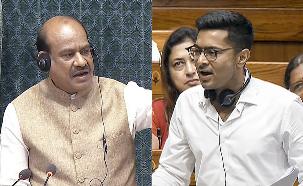 Om Birla vs Abhishek Banerjee In Lok Sabha As Trinamool Shreds Budget 2024