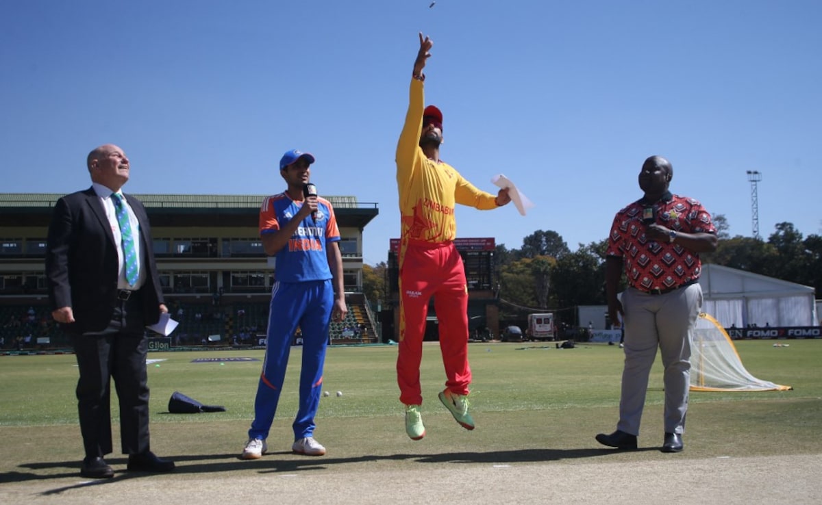 Watch: Zimbabwe Captain's Bizarre Antic During Toss Has Internet In Splits