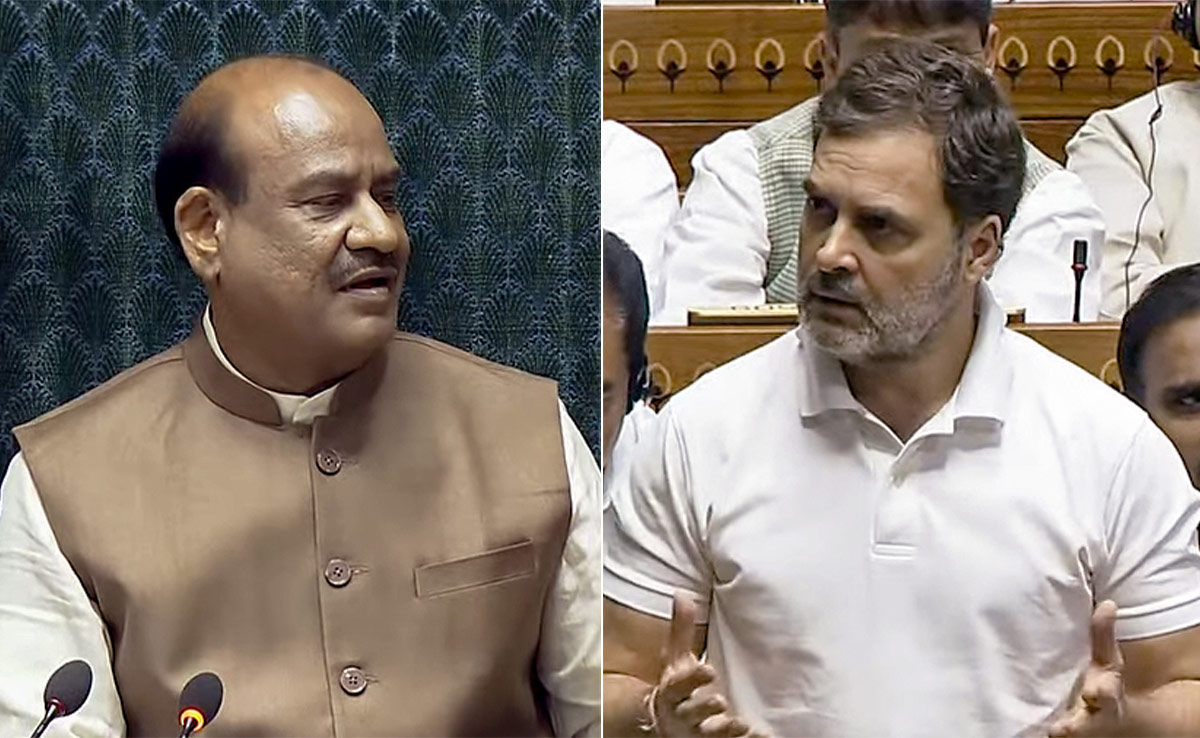 "You Must Not Bow Down": Rahul Gandhi's Big Remark On Speaker, His Reply