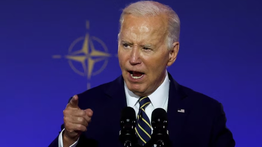 At NATO summit, Biden says Ukraine can and will stop Russian President Vladimir Putin