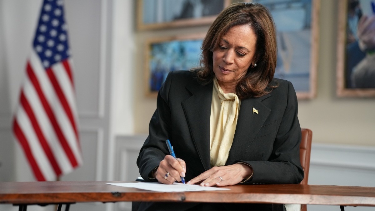 Read more about the article Kamala Harris files nomination for US polls, says will work hard for every vote