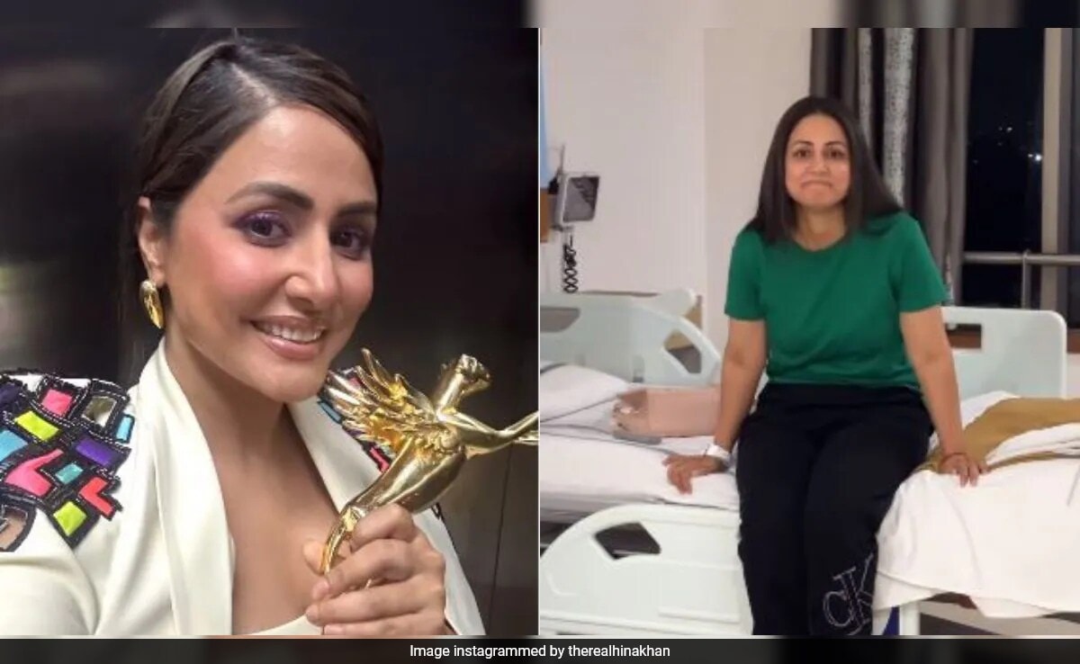 You are currently viewing Hina Khan Recalls Going "Straight To Chemotherapy" After Attending An Award Function: "All Glam Is Gone"