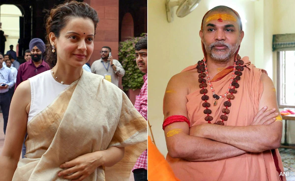 "Sell Golgappas?": Kangana Ranaut On Shankaracharya's Remark On E Shinde