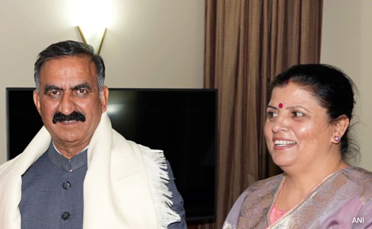 Himachal Chief Minister's 'Conspiracy Failed' Jibe After Wife's Bypoll Win