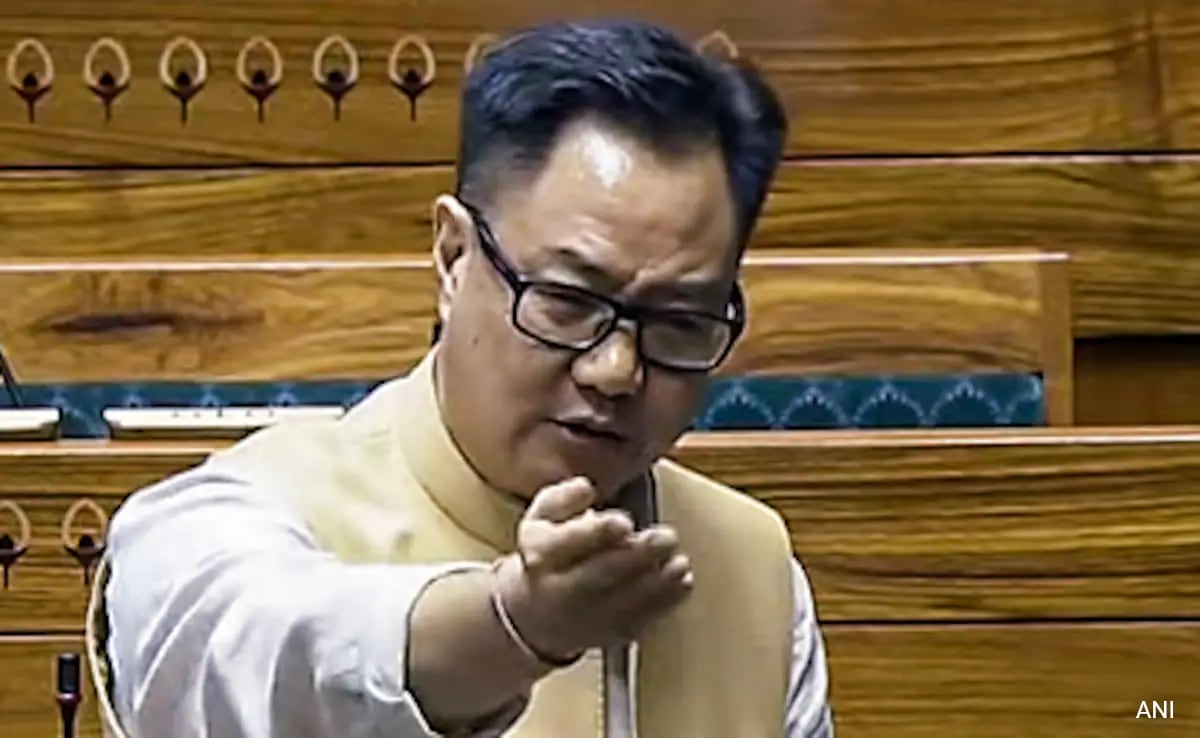 Nobody Can Expect To Escape: Kiren Rijiju On Notice Against Rahul Gandhi