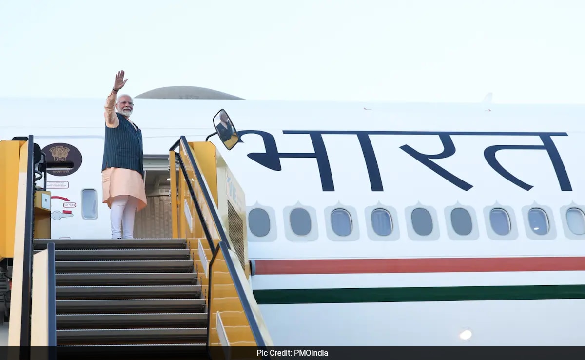 PM Modi Leaves For Home After Completing Two-Country Visit