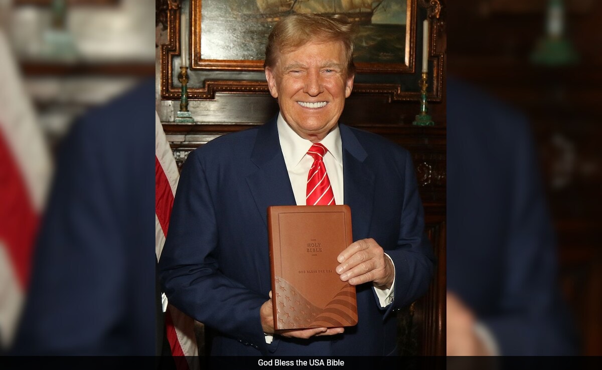 Donald Trump Made Rs 2 Crore From ‘Bible’ Sales, Holds Rs 8 Crore In Crypto: Report