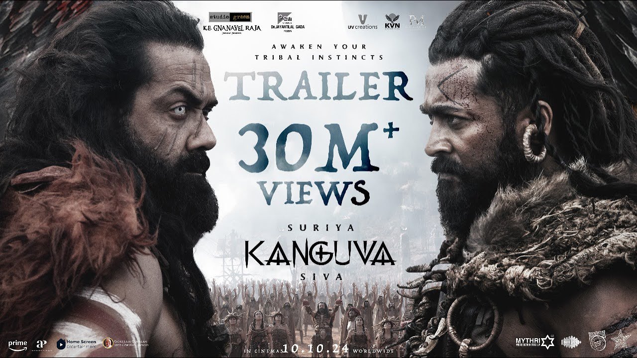 Kanguva – Tamil Trailer | Suriya | Bobby Deol | Devi Sri Prasad | Siva | Studio Green | UV Creations