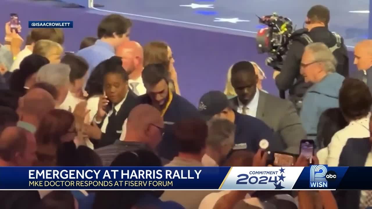 County’s chief doctor responds to medical emergency during Kamala Harris rally