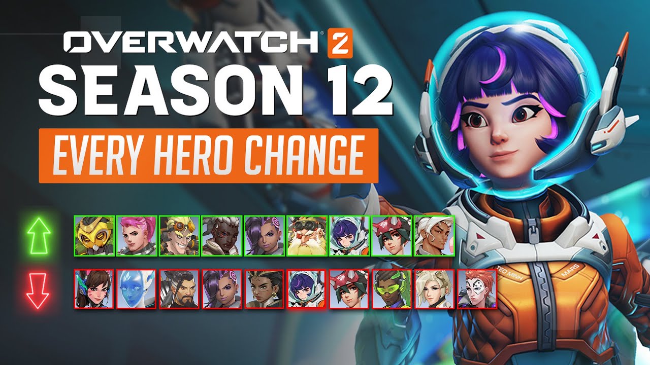 Overwatch 2 – EVERY HERO CHANGE for Season 12: New Frontiers