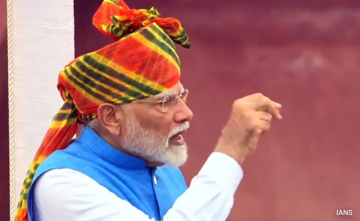 "Full Of Negativity…": PM Slams Opposition In Independence Day Speech