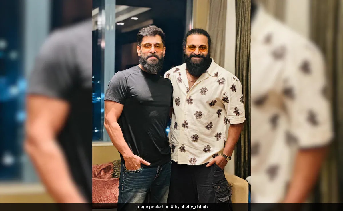 Chiyaan Vikram And Rishab Shetty In One Frame: The Perfect Crossover (Definitely) Exists