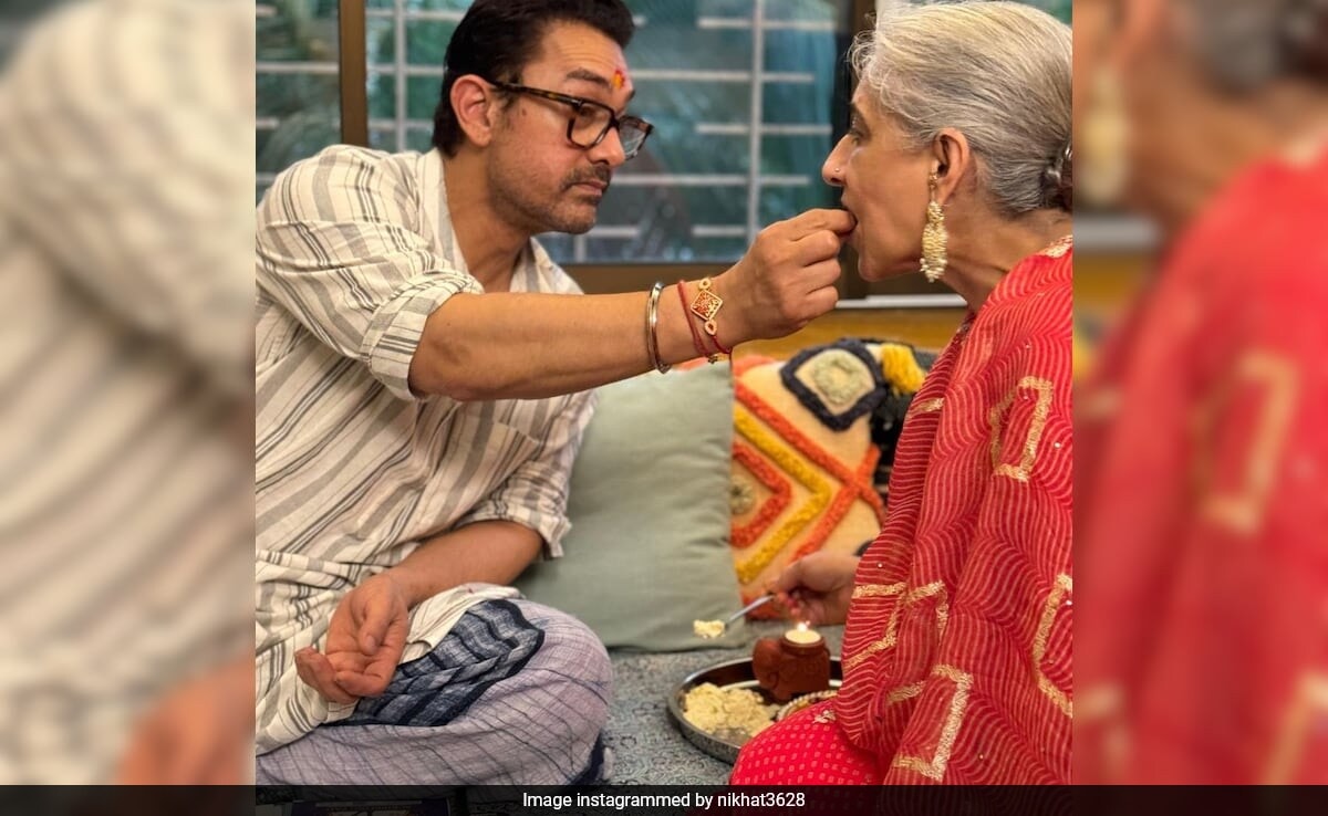 ICYMI: Pics From Aamir Khan's Raksha Bandhan Festivities, Shared By Sister Nikhat