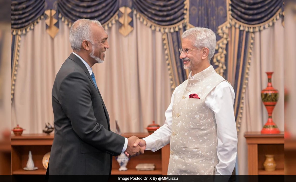 S Jaishankar Inaugurates India-Funded Water, Sanitation Project In Maldives