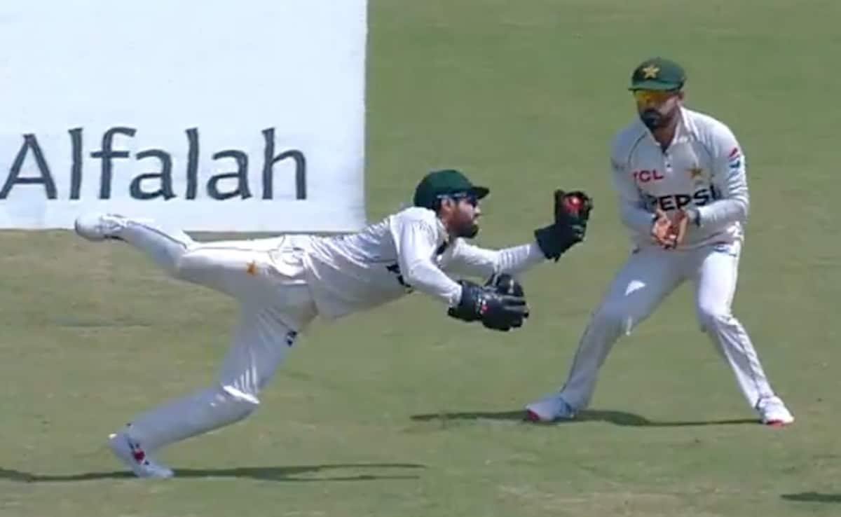 Watch: Rizwan Takes Brilliant One-Handed Catch vs Bangladesh, Stuns Everyone