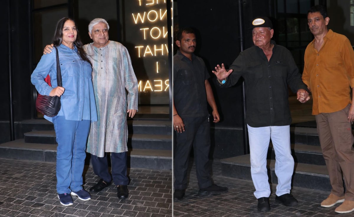 In Pics: Javed Akhtar, Shabana Azmi, Salim Khan And Others At Angry Young Men Screening