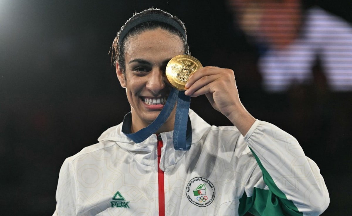 Hero's Welcome For Olympic Gender-Row Boxer Imane Khelif In Algiers