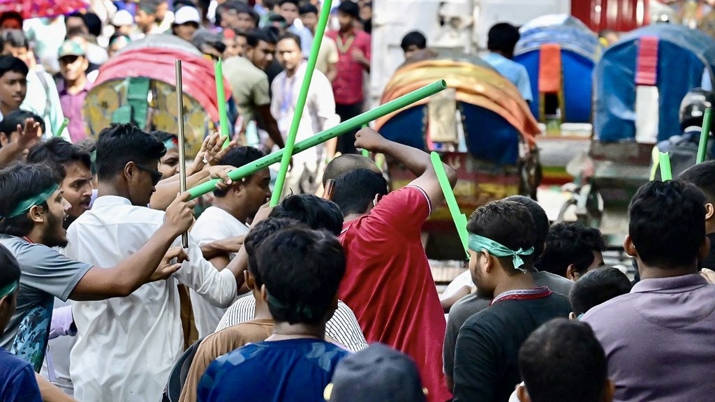 Ground report: Armed students attack, detain Sheikh Hasina’s supporters in Dhaka