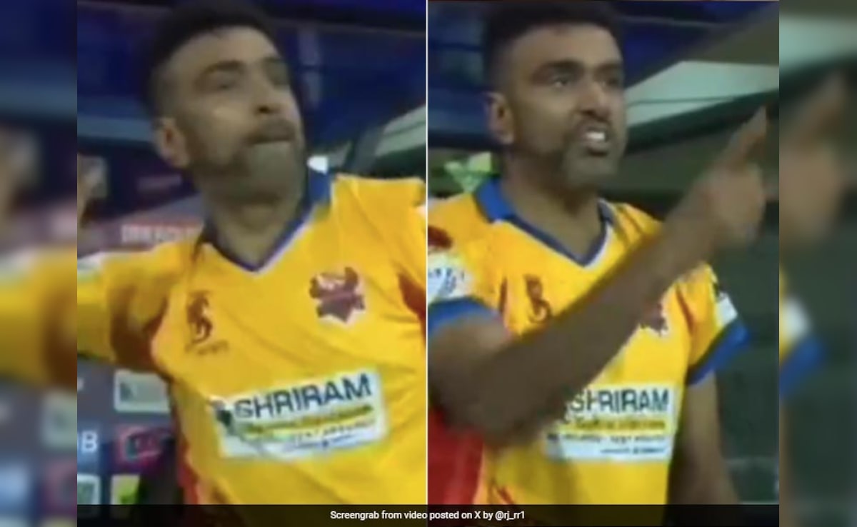 R Ashwin Shows Rare Angry Avatar, Makes Aggressive Gesture In Viral Video