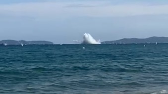 Pilot dies after jet plunges into Mediterranean Sea during airshow in France, plane had no ejection seat