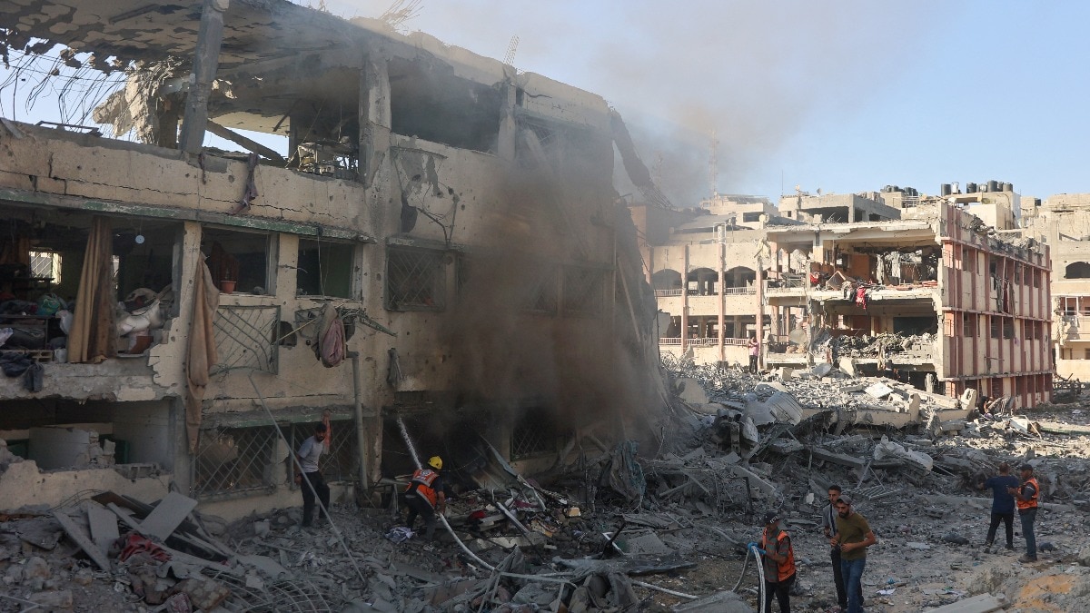 15 killed in Israeli airstrike on Gaza school sheltering displaced persons