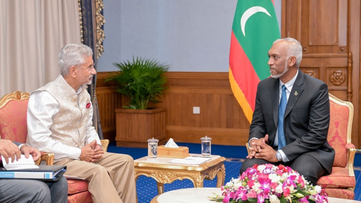 S Jaishankar calls for deeper India-Maldives ties, says Mohammed Muizzu’s country is not just an ordinary neighbour