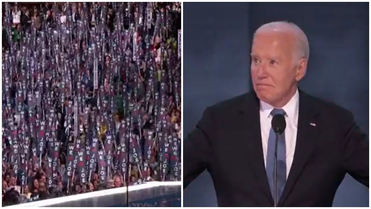 Video: Tearful Joe Biden receives 4-minute ovation at Democratic National Convention