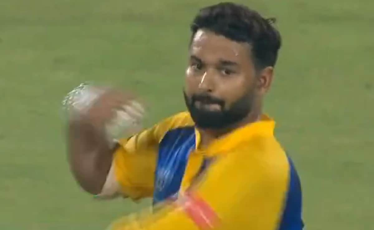 Watch: Pant Tries His Hand At Spin Bowling. Internet Can't Keep Calm