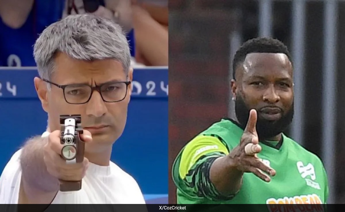 Olympics To Cricket: Pollard, Akeal Mimic Turkish Shooter's Viral Pose