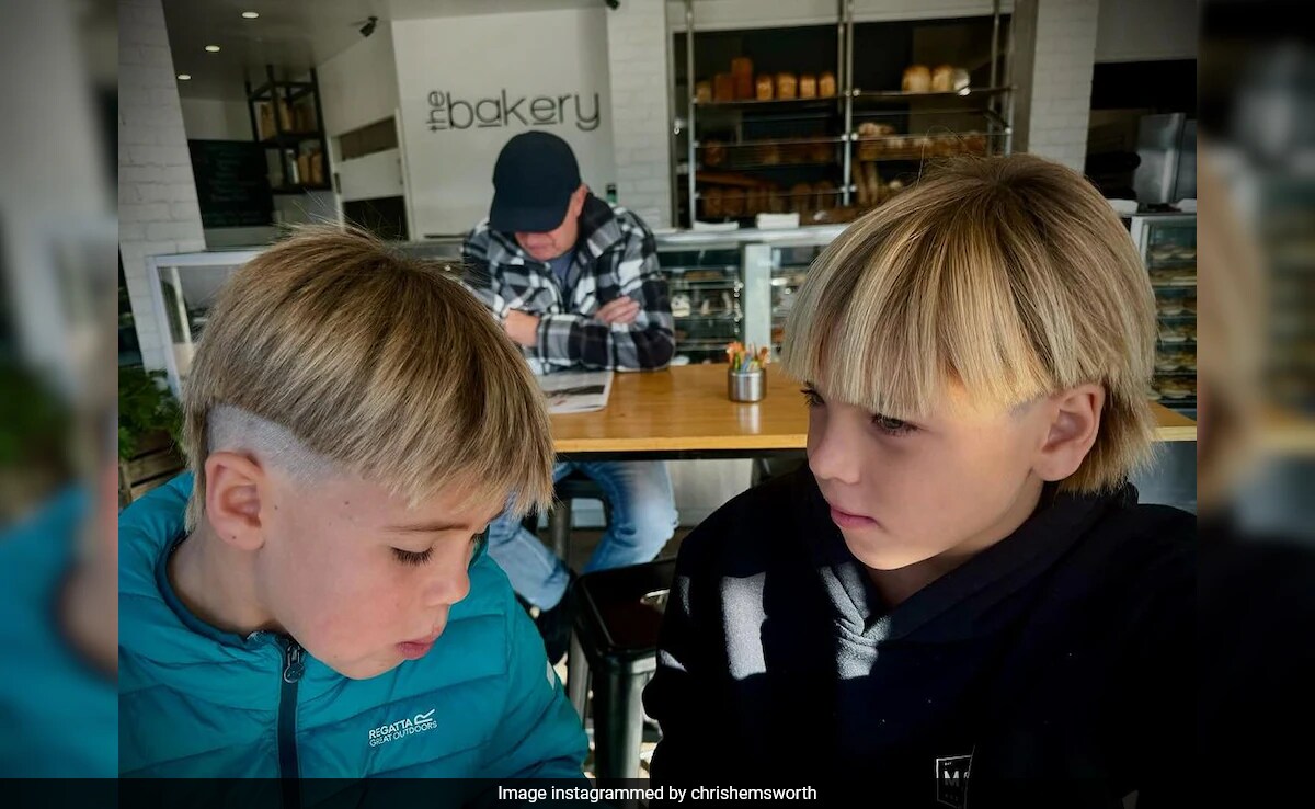 Chris Hemsworth Styles His Sons' Hair: "Hairdressing Has Always Been My True Passion"