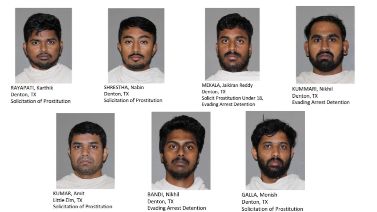 Seven Indian-origin men arrested in US prostitution sting operation