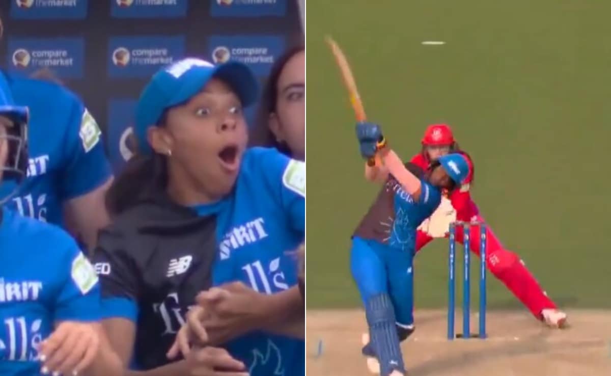 Watch: Teammates Stunned As India Star Hits Winning Runs In The Hundred