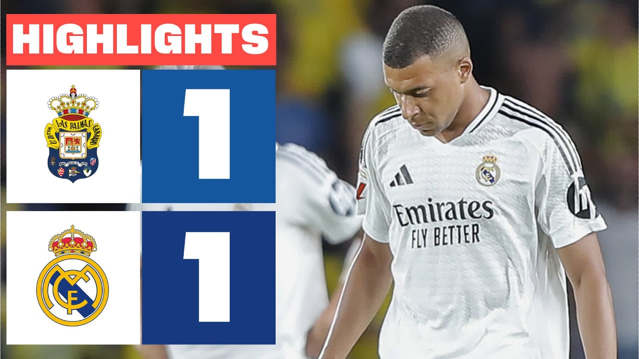 UD LAS PALMAS 1 – 1 REAL MADRID | RESUMEN LALIGA EA SPORTS