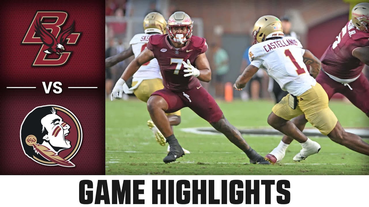 Boston College vs. Florida State Game Highlights | 2024 ACC Football