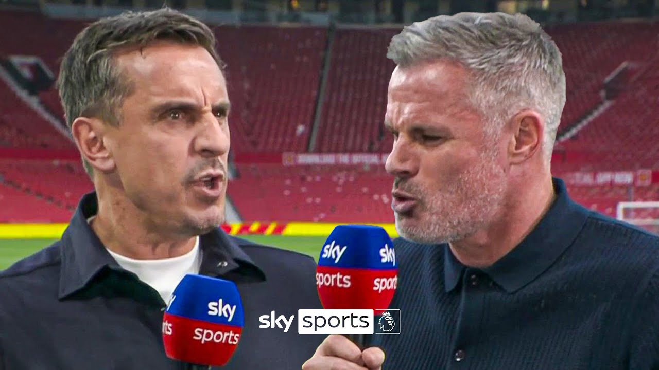 “What are you talking about?!” | Carra and Nev HEATED argument over Man United 😡