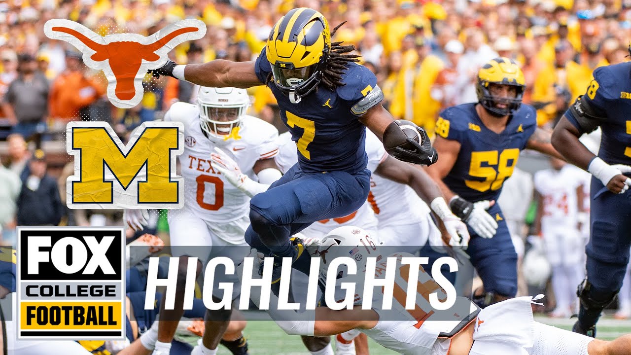 No. 3 Texas Longhorns vs. No. 10 Michigan Wolverines Highlights | FOX College Football