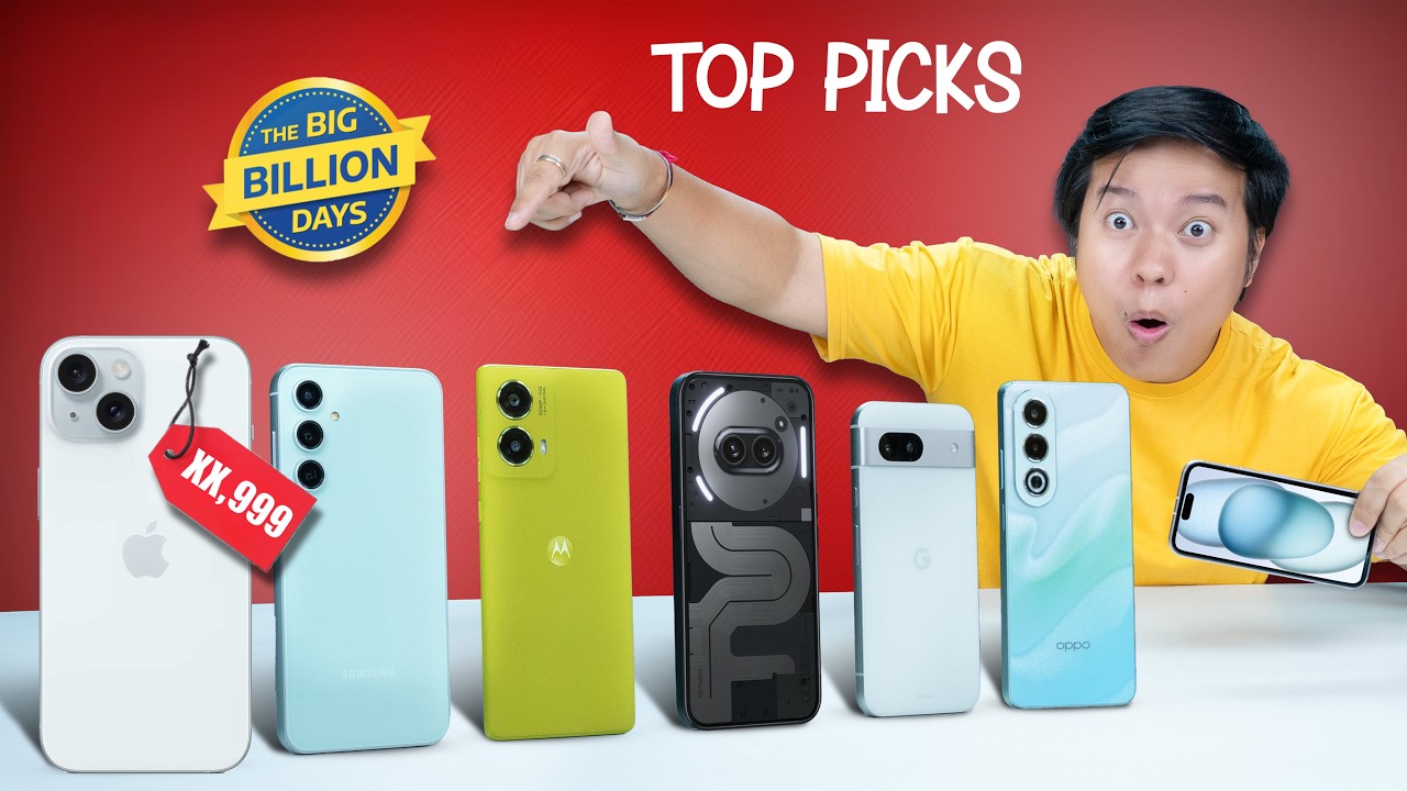 Best Phone Deals During Flipkart’s Big Billion Day Sale 2024⚡My Top 15 Recommendations.