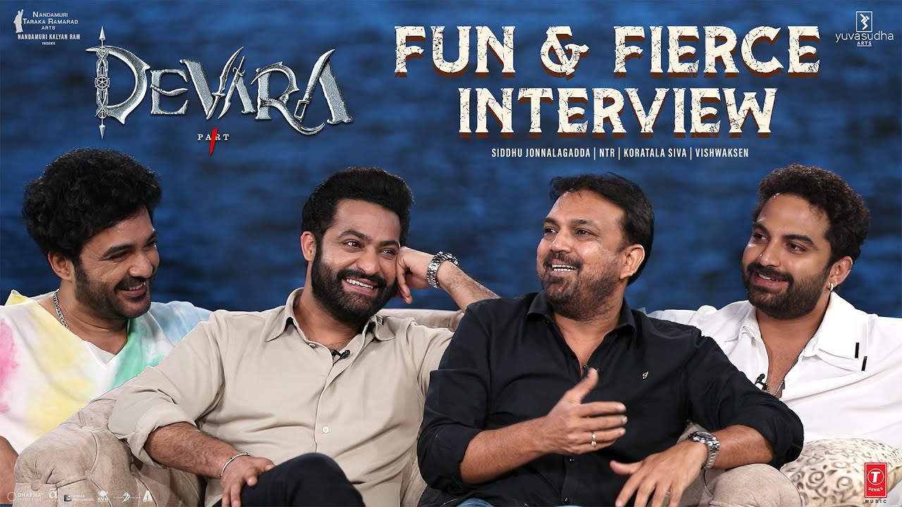 Fun & Fierce Full Interview #Devara | NTR, Koratala Siva, Siddhu Jonnalagadda, Vishwaksen | Sep27