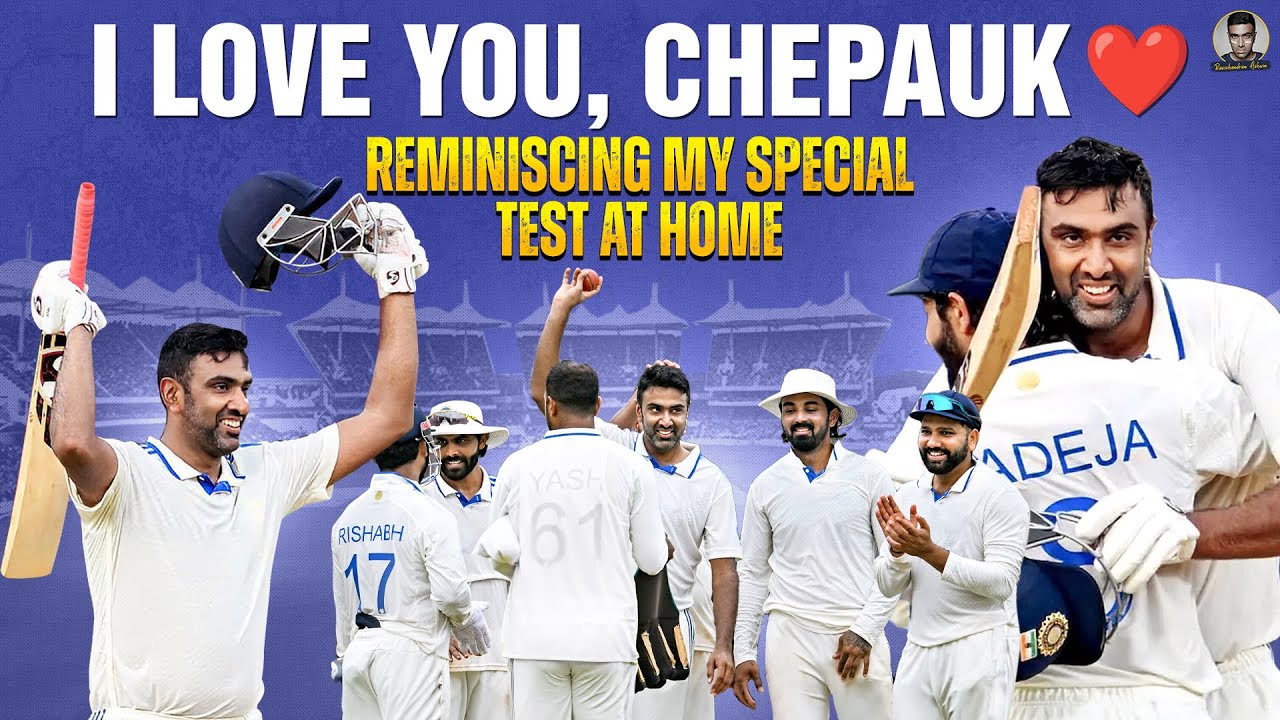 My dear Chepauk ❤️ | Reminiscing special memories from my home test | Chennai | R Ashwin