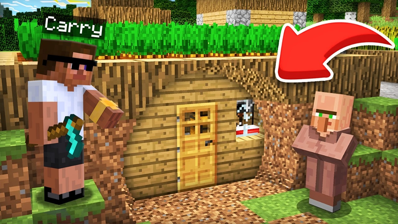 Villagers are HIDING from Me in this SECRET ROOM!