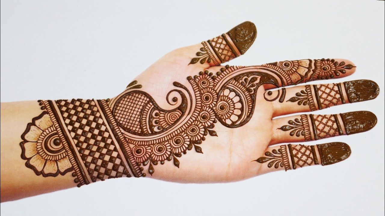 Stylish Easy Mehandi design Front hand Mehndi design|Simple Mehandi ka design|Mehndi designs|Mehandi