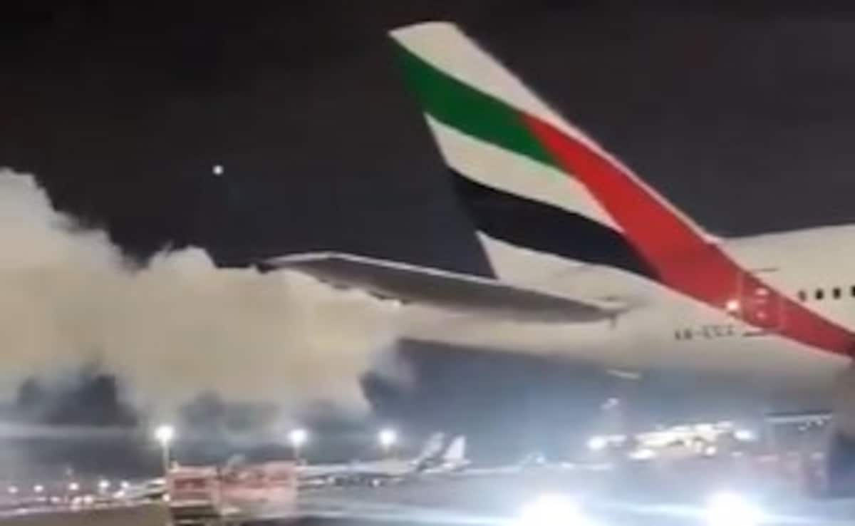 Video: Smoke Comes Out Of Dubai-Bound Flight In Chennai Before Takeoff