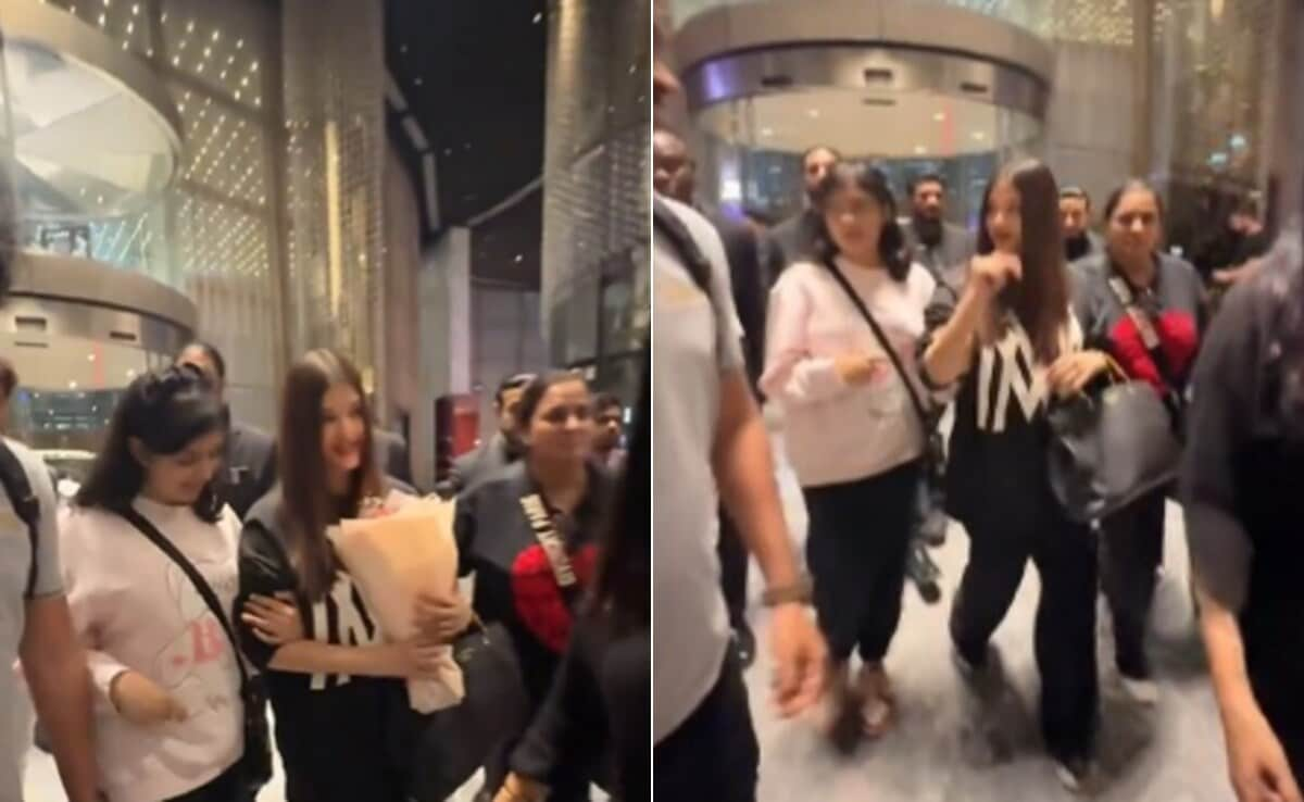 SIIMA 2024: Aishwarya Rai Bachchan And Daughter Aaradhya Check Into Dubai For The Award Night