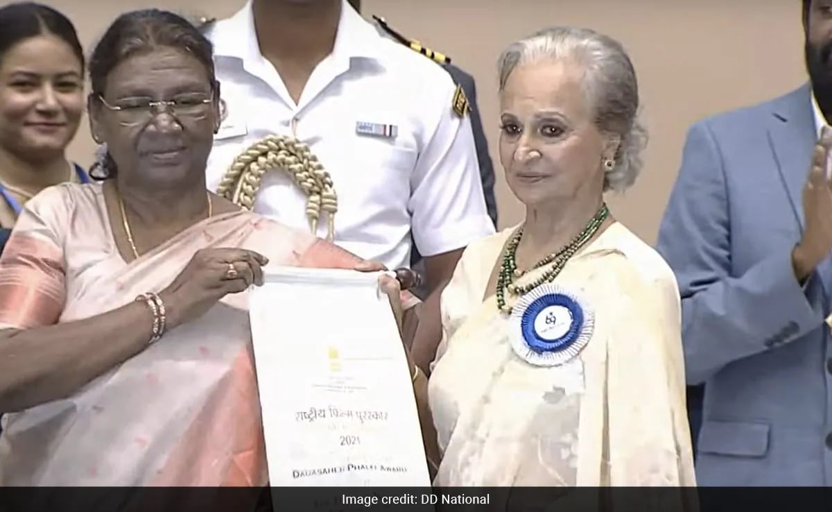 Waheeda Rehman To Asha Bhosle, A Look At Dadasaheb Phalke Awardees