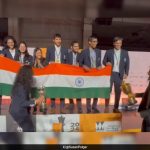 Indian Chess Team Does A Rohit Sharma During Olympiad Trophy Lift