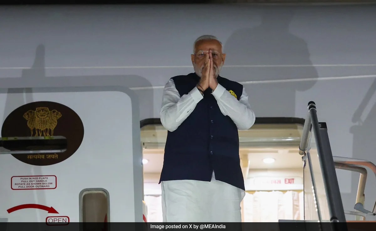 PM Modi Departs For India Wrapping Three-Day "Successful" US Visit