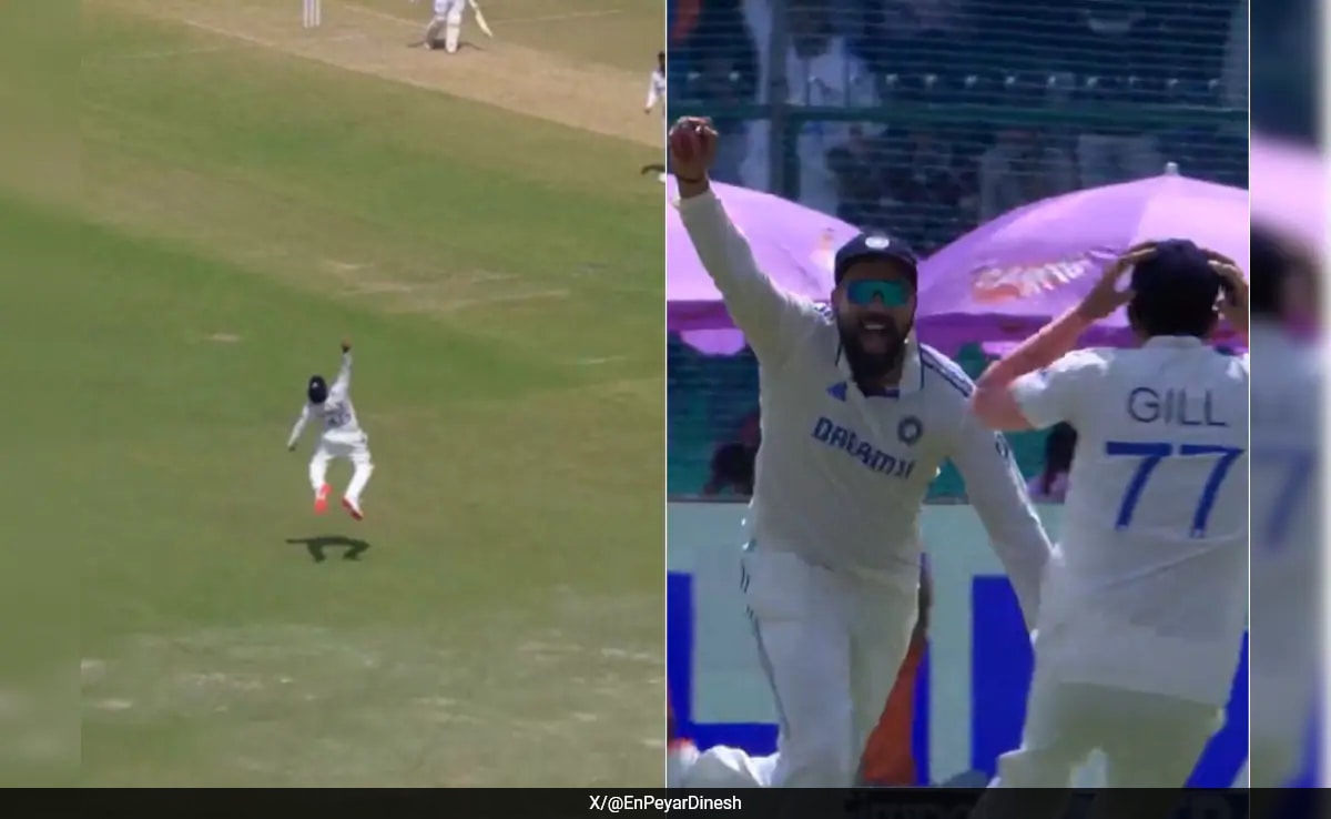 Watch: Rohit Plucks One-Handed Scorcher, Team India Players In Disbelief