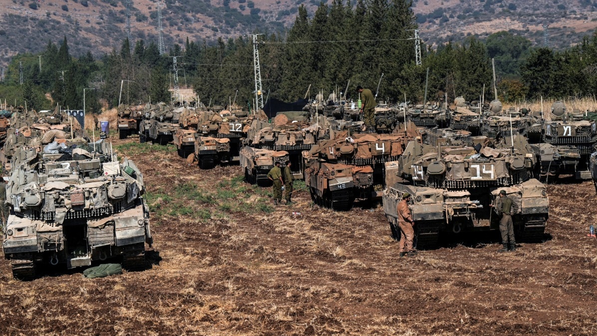 Israel deploys tanks near Lebanon in preparation for ground offensive