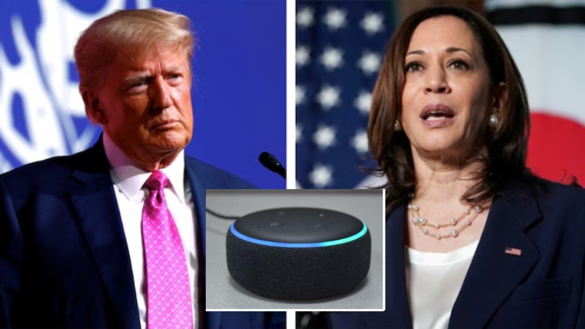 Donald Trump’s campaign slams Amazon’s Alexa for bias in why to vote for Kamala Harris vs Donald Trump